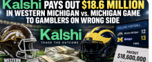 Kalshi Pays Out $18.6 million in Western Michigan vs. Michigan Game to Gamblers on Wrong Side