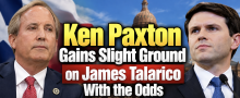 James Talarico Odds Drop a Quarter Percentage as Ken Paxton Now Pays $145 in Tightly Contested Texas Senate Race