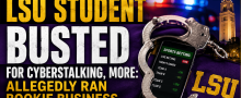 LSU Student Booked Into East Baton Rouge Parish Prison, Accused of Running Illegal Gambling Biz