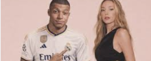 Kylian Mbappe and actress Ester Exposito