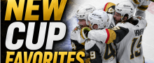 New Cup favorites the Golden Knights celebrate