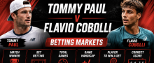 Tommy Paul v Flavio Cobolli Betting Markets - ATP Cincinnati · Quarterfinal Odds 20 August