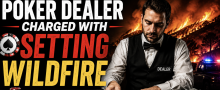 Poker Dealer Accused of Sparking San Diego California Wildfire