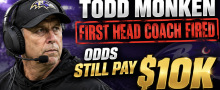 Todd Monken First Head Coach Fired Odds Still Pay $10K for Every $100 bet Following Sunday's Embarrassing Loss