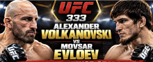Alexander Volkanovski v Movsar Evloev Fight Odds, Method of Victory - UFC 333