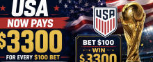 USA Current Payout Odds to Win the 2026 World Cup Now $3300 for Every $100 Bet