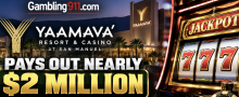San Bernadino Area California Casino Pays Out Jaw-Dropping $1,977,758 Jackpot