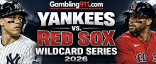 Yankees Red Sox Wildcard Series Line 2026