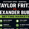 2026 ATP Stuttgart Betting Markets: Taylor Fritz vs. Alexander Bublik