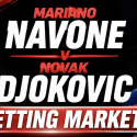 Mariano Navone v Novak Djokovic Betting Markets - US Open 2026 - 30 August 