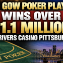 Pai Gow Poker Player Wins Over $1.1 Million at Rivers Casino Pittsburgh