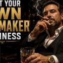 Start your own bookmaker business - man with cigar and drinking bourbon