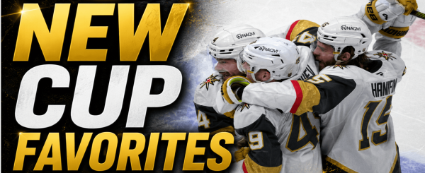 New Cup favorites the Golden Knights celebrate