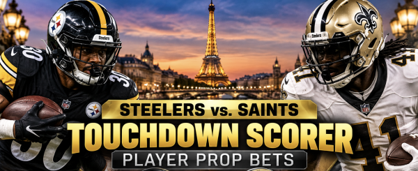 Steelers vs. Saints Touchdown Scorer Player Prop Bets Payouts: Jaylen Warren, Kendre Miller, DK Metcalf