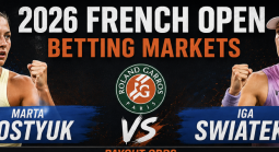2026 French Open Betting Markets, Payout Odds: Marta Kostyuk v Iga Swiatek