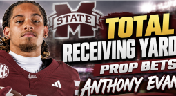 Alabama vs Mississippi State Total Receiving Yards Prop Bets: Anthony Evans, Ryan Coleman-Williams