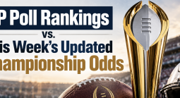 AP Poll Rankings vs. This Week's Updated Championship Odds 