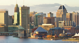 Baltimore city skyline