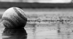 Baseball in water