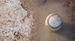 Baseball in water