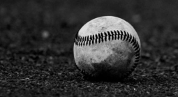 Baseball in mud