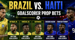 First, Anytime Goal Scorer Prop Bet Payouts Brazil vs. Haiti: Vinicius Junior, Raphinha, Matheus Cunha