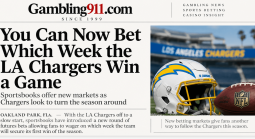 You Can Now Bet Which Week the LA Chargers Win a Game