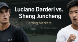 Luciano Darderi vs. Shang Juncheng Betting Markets - ATP Montreal QC 2026 Odds