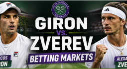 2026 Wimbledon Betting Markets:  Marcos Giron v Alexander Zverev