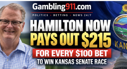 Hamilton Now Pays Out $215 for Every $100 Bet to Win Kansas Senate Race, Mary Peltola Big Favorite in Alaska