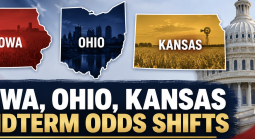 Iowa, Ohio, Kansas Midterm Odds Shifts: Ashley Hinson Favored in Iowa Senate Race, Adam Hamilton $375 Payout in KS