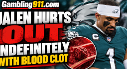 Jalen Hurts Has Blood Clot as Philadelphia Eagles a Rare Home Dog vs. Panthers Sunday