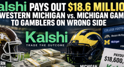 Kalshi Pays Out $18.6 million in Western Michigan vs. Michigan Game to Gamblers on Wrong Side