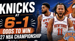 Knicks Have 4th Shortest Odds to Repeat in 2027