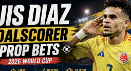 First, Anytime Goal Scorer Prop Bet Payout Odds - Switzerland v Colombia: Luis Diaz, Breel Embolo, Luis Suarez