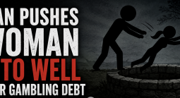 Gambling debt causes man to push woman into well