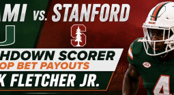 Miami vs. Stanford Touchdown Scorer Prop Bet Payouts: Mark Fletcher Jr., Malachi Toney, Cooper Barkate