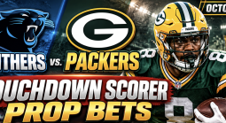 Panthers vs. Packers Touchdown Scorer Prop Bets October 29: Josh Jacobs 