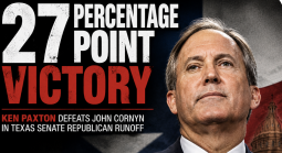 Ken Paxton wins Texas Senate primary runoff by 27 percentage point margin