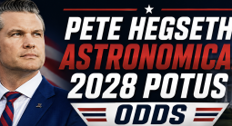 Pete Hegseth Pays Out $15,000 on a $100 Bet for 2028 U.S. Election Odds