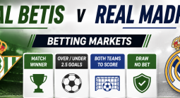 Real Betis v Real Madrid Betting Odds La Liga - 1 September