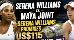 Serena Williams Prop Bets, Betting Markets, Payout Odds vs. Maya Joint - Wimbledon 2026 