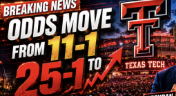 Texas Tech odds move
