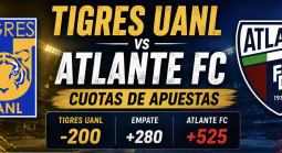  Tigres UANL vs Atlante FC Cuotas de Apuestas – 21 de Agosto