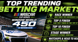 Top Betting Markets - July 19, 2026 (Sunday Evening EDT): Window World 450 Winner