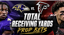 Ravens vs. Falcons Total Receiving Yards Prop Bets: Drake London, Zay Flowers