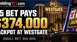 Peoria Illinois Area Gambler Turns $5 Into $374,000 Jackpot at Westgate Las Vegas