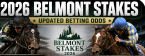 2026 Belmont Stakes updated betting odds