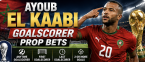 Ayoub El Kaabi Goalscorer Payout Odds – Canada vs. Morocco | World Cup 2026