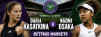 2026 Wimbledon Betting Markets: Daria Kasatkina v Naomi Osaka